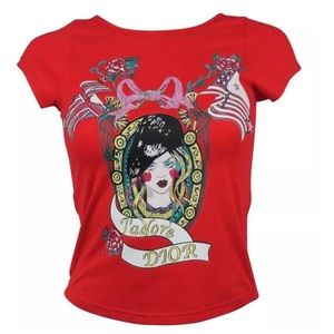 Galliano for Dior Tattoo t-shirt Sz 0, from 2004